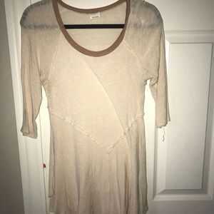 cream tunic top